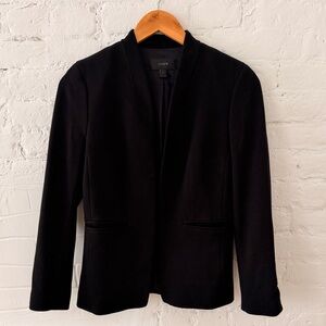 Like New J. Crew Women's Collarless Blazer